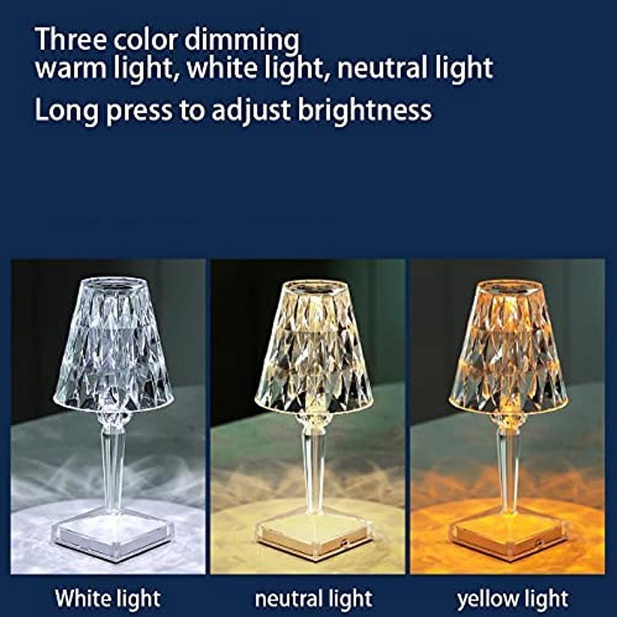 Diamond Acrylic Table Lamp - Image 6