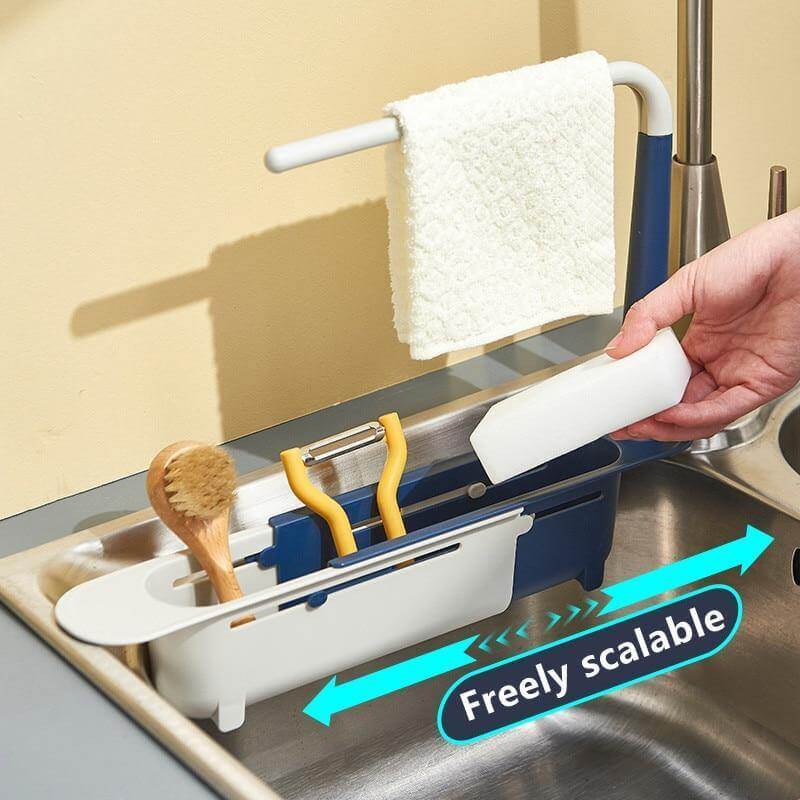 2in1 Kitchen Sink Folding Drain Rack - Image 2