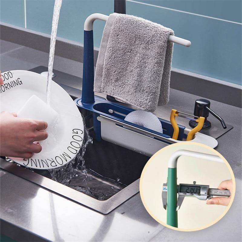 2in1 Kitchen Sink Folding Drain Rack - Image 4