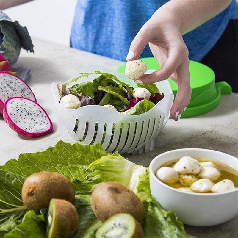 3in1 Vegetable Draining Cutter Basket - Image 4