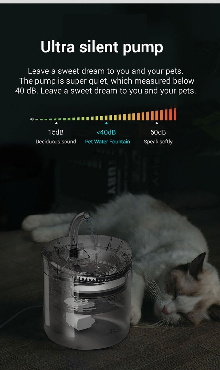 Automatic Sensor Pet Water Fountain - Image 5