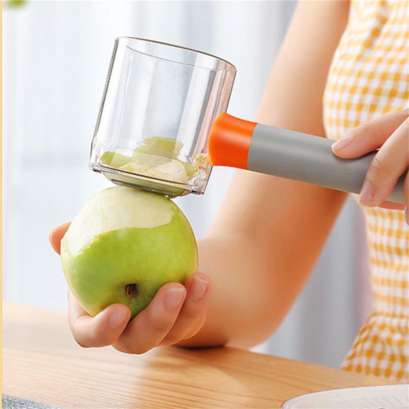 Vegetable Fruit Spill Free Storage Peeler - Image 0