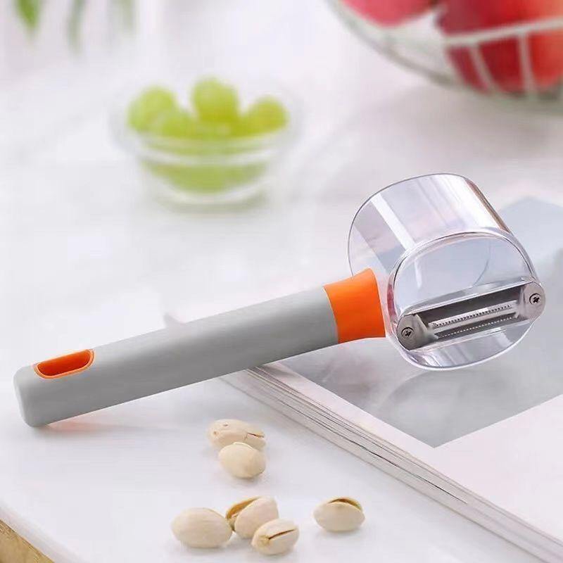 Vegetable Fruit Spill Free Storage Peeler - Image 4