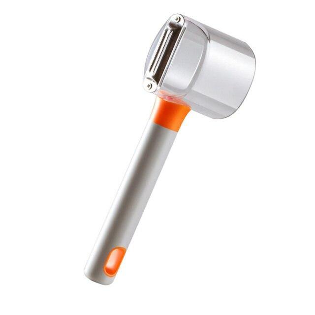 Vegetable Fruit Spill Free Storage Peeler - Image 8