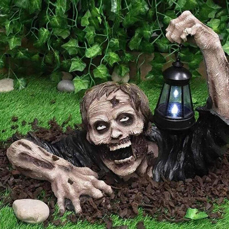 Zombie Statue Halloween Decoration - Image 0