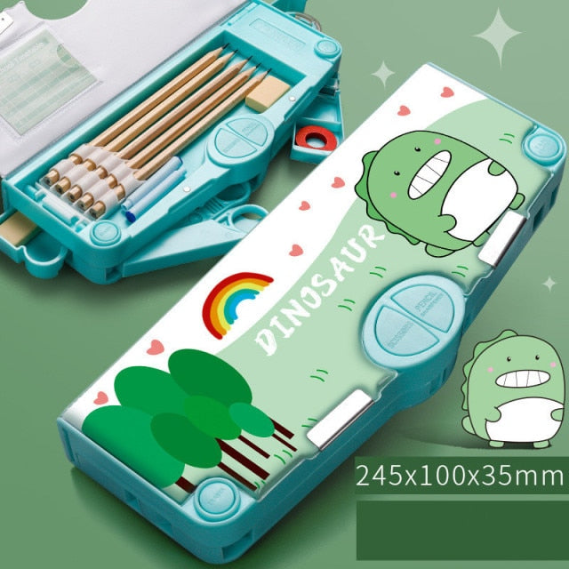 Stationery Kids Cartoon Pencil Storage Box - Image 4