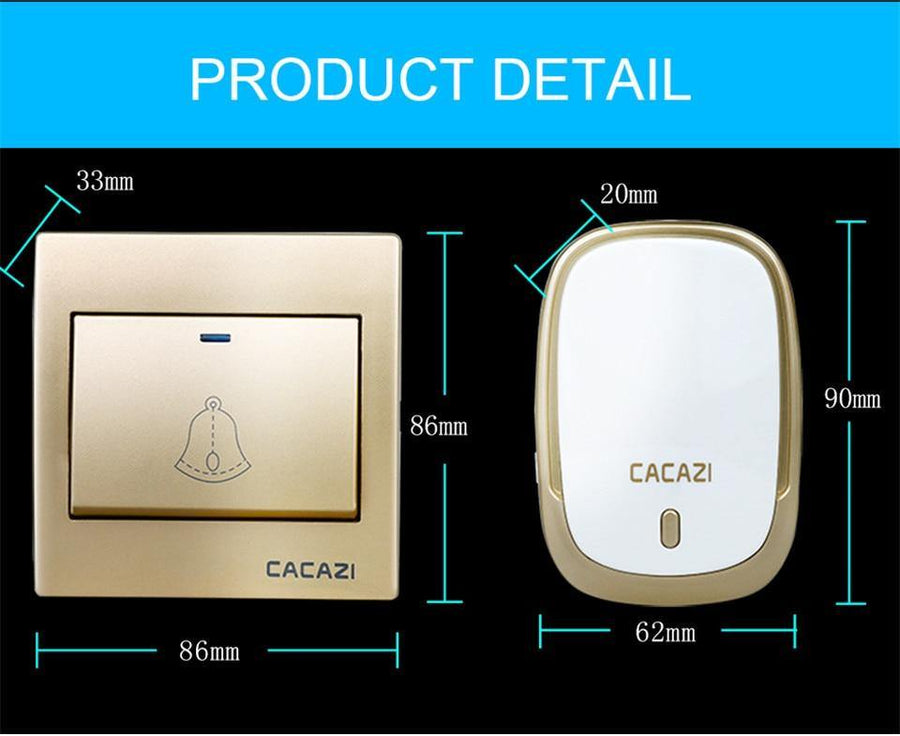 Waterproof Cordless Wireless Doorbell - Image 4