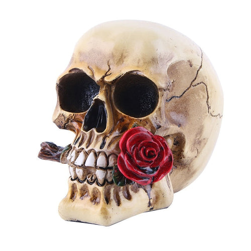 Skull Resin Skeleton Halloween Decoration - Image 0