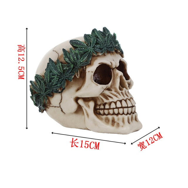 Skull Resin Skeleton Halloween Decoration - Image 14