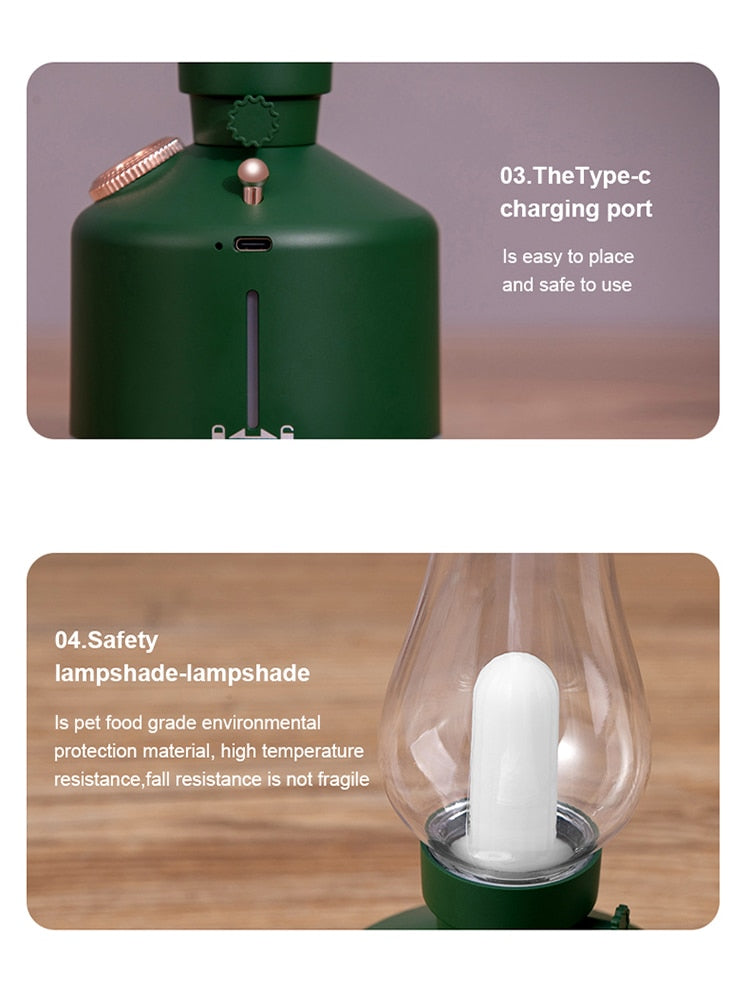 Retro Air Humidifier Wireless Aroma Diffuser Lamp - Image 6