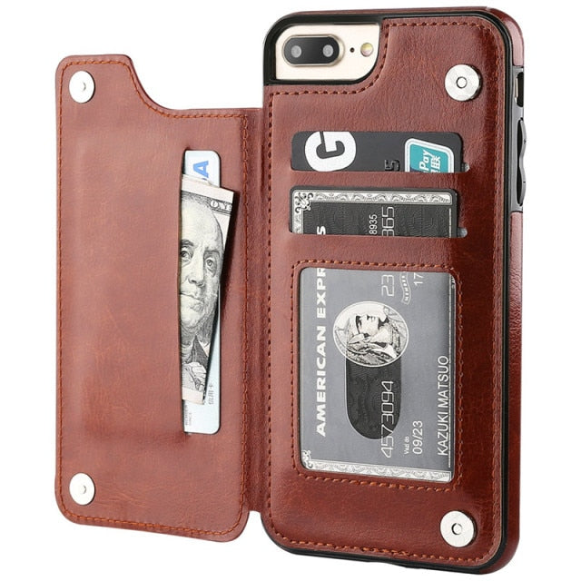 Luxury Leather Slim iPhone 13 Case - Image 8