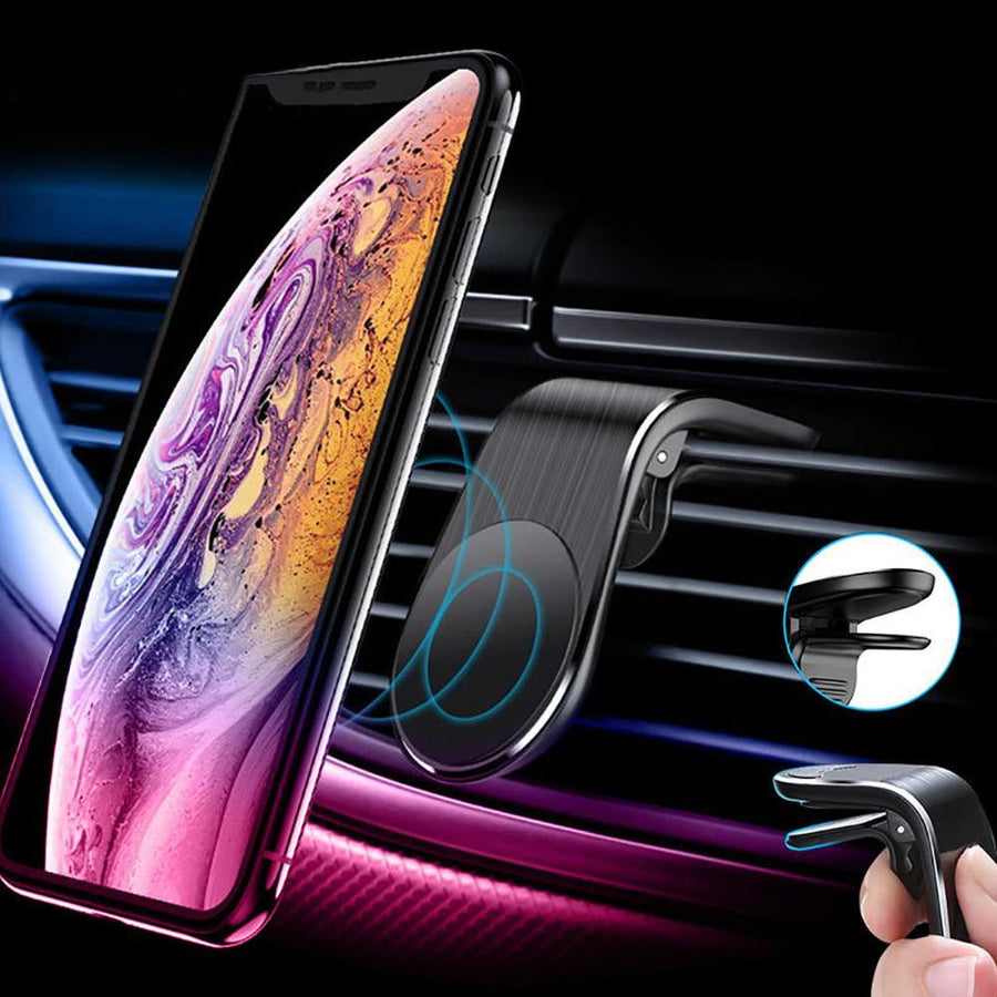 Magnetic Air Vent Clip Car Phone Holder - Image 0