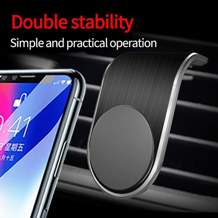 Magnetic Air Vent Clip Car Phone Holder - Image 5
