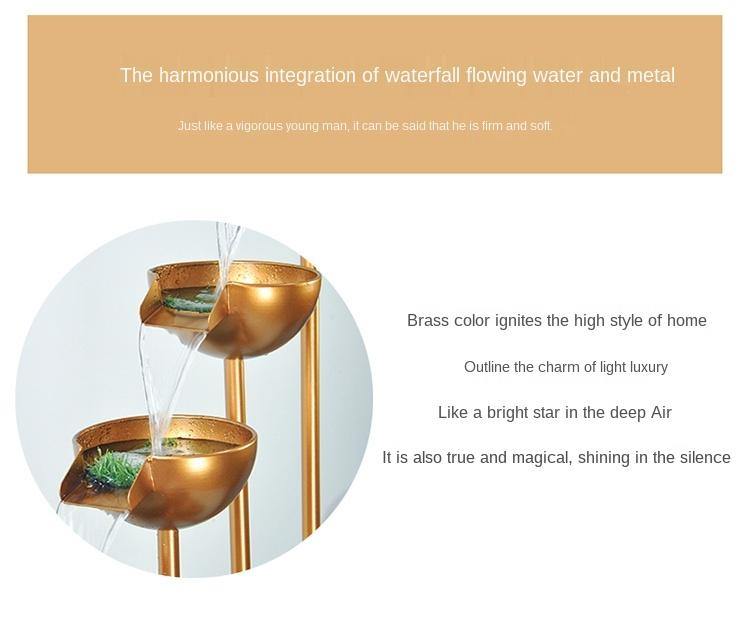 Elegant Large Minimalist Water Floor Fountain - Image 8