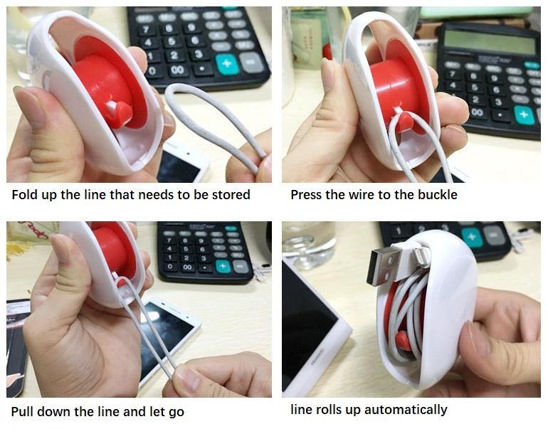 Auto Cable Winder Cord Organizer - Image 3