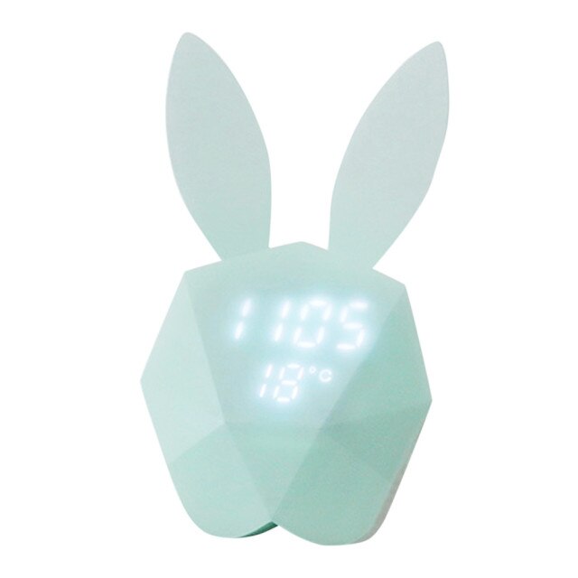 Cute Rabbit USB Alarm Clock Led Light - Image 5