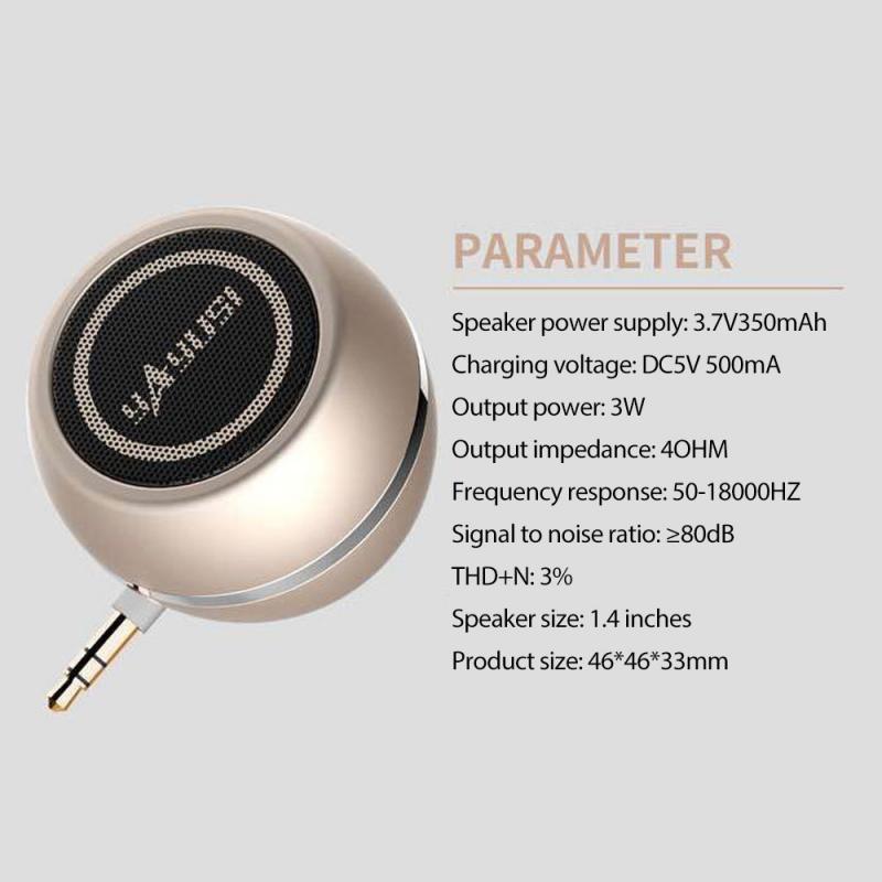 Mini Portable Wired Audio Jack Speaker - Image 10