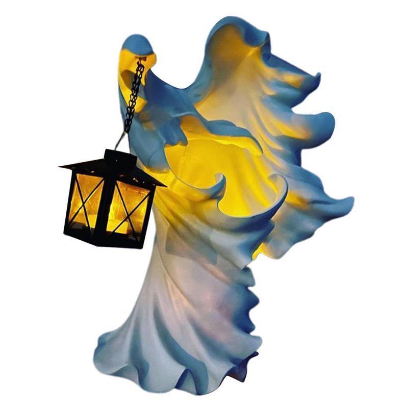 Halloween Ghost Holding Lantern Statue Resin Statue - Image 2