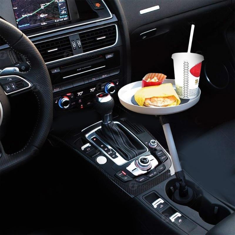 Multifunctional Adjustable Rotating Car Food Tray - Image 1