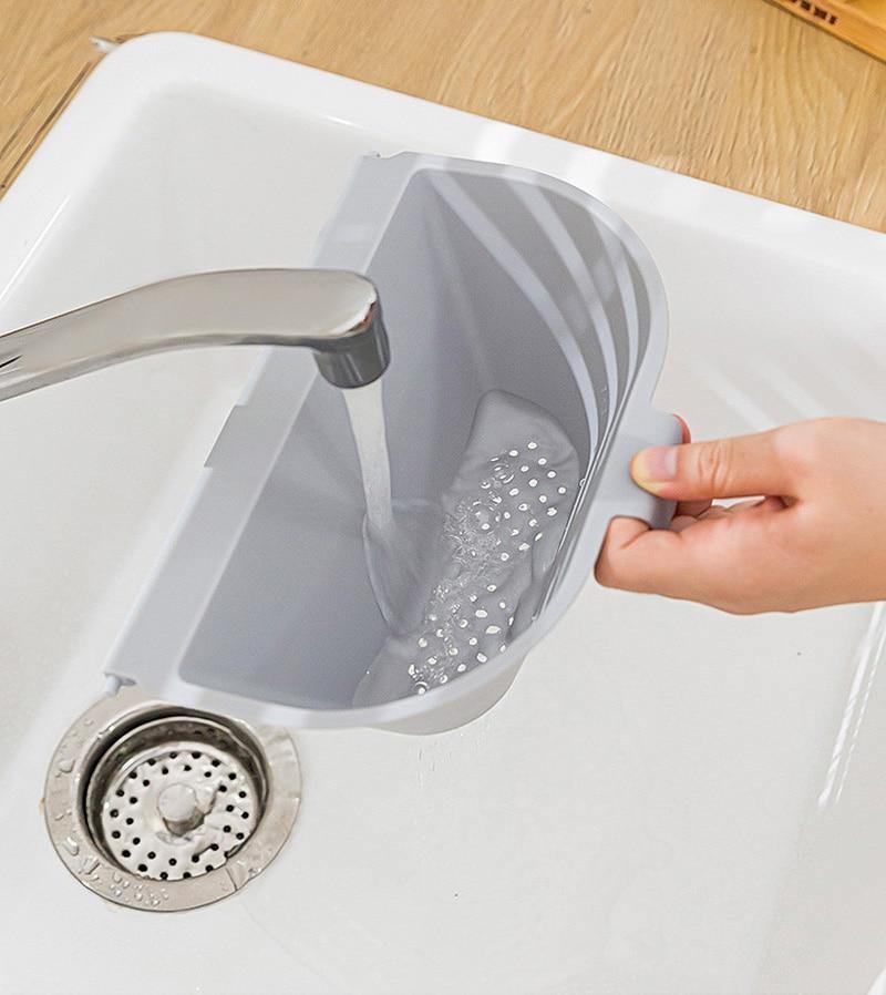 Wet-Dry Double Separator Kitchen Trash Bin - Image 5