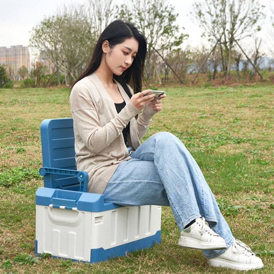 Portable Travel Storage Box Chair - Image 4