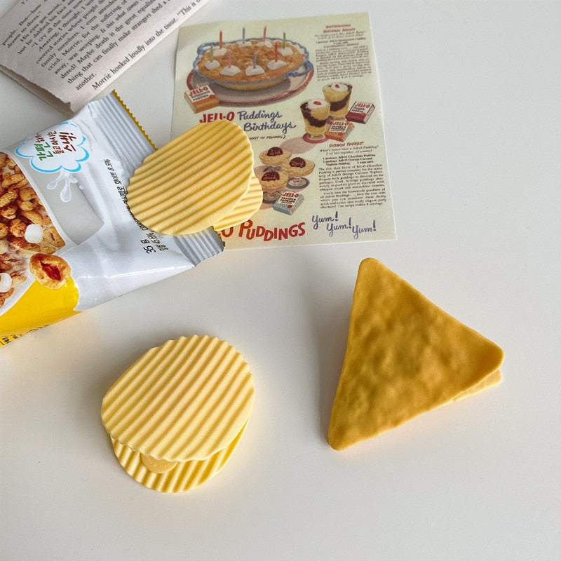 4pcs Chips Shape Bag Sealer Clips - Image 1