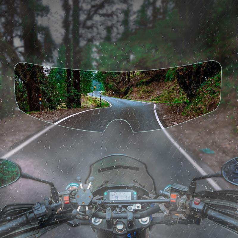 Universal Rainproof Anti-Fog Motorcycle Helmet Screen - Image 1