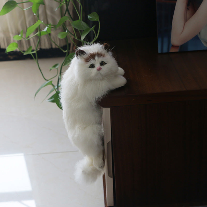 Cute Plush Cat Home Desk Figurine Decor - Image 2