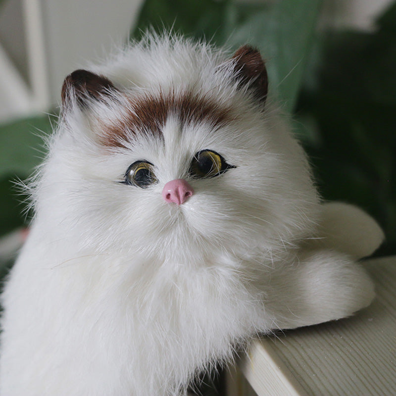 Cute Plush Cat Home Desk Figurine Decor - Image 6