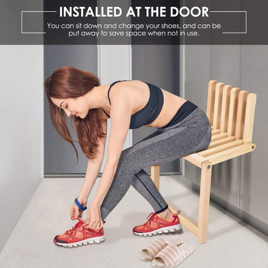 Wall-mounted Folding Chair - Image 1
