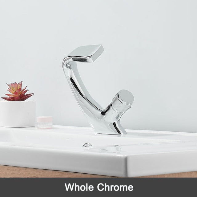 Creative Chrome Waterfall Elegant Faucet - Image 13