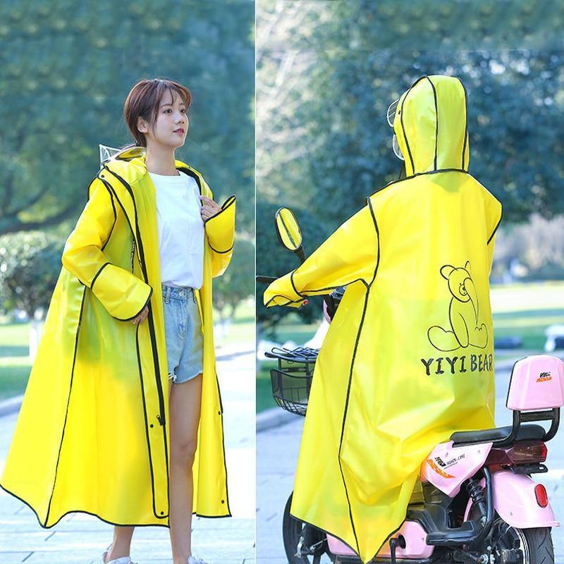 Hooded Windproof Bike Raincoat - Image 0