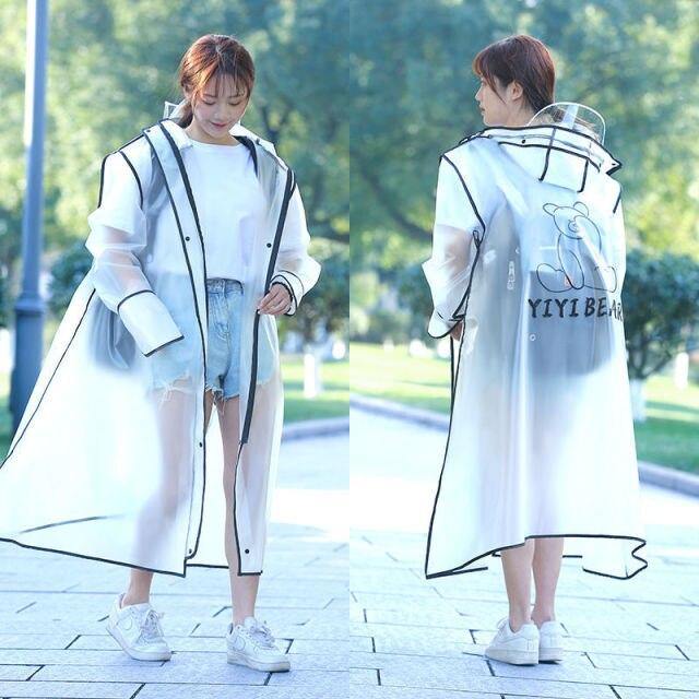 Hooded Windproof Bike Raincoat - Image 6