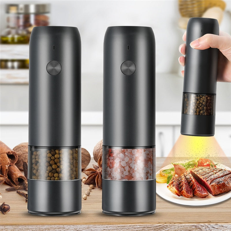 Rechargeable Automatic Salt Pepper Grinder - Image 0