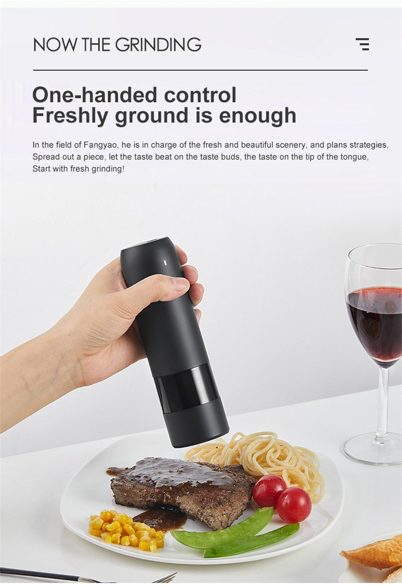 Rechargeable Automatic Salt Pepper Grinder - Image 7