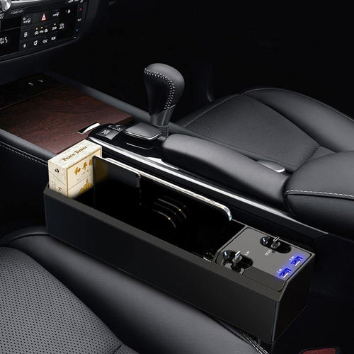 Universal Car Seat USB Charger Gap Organizer - Image 0