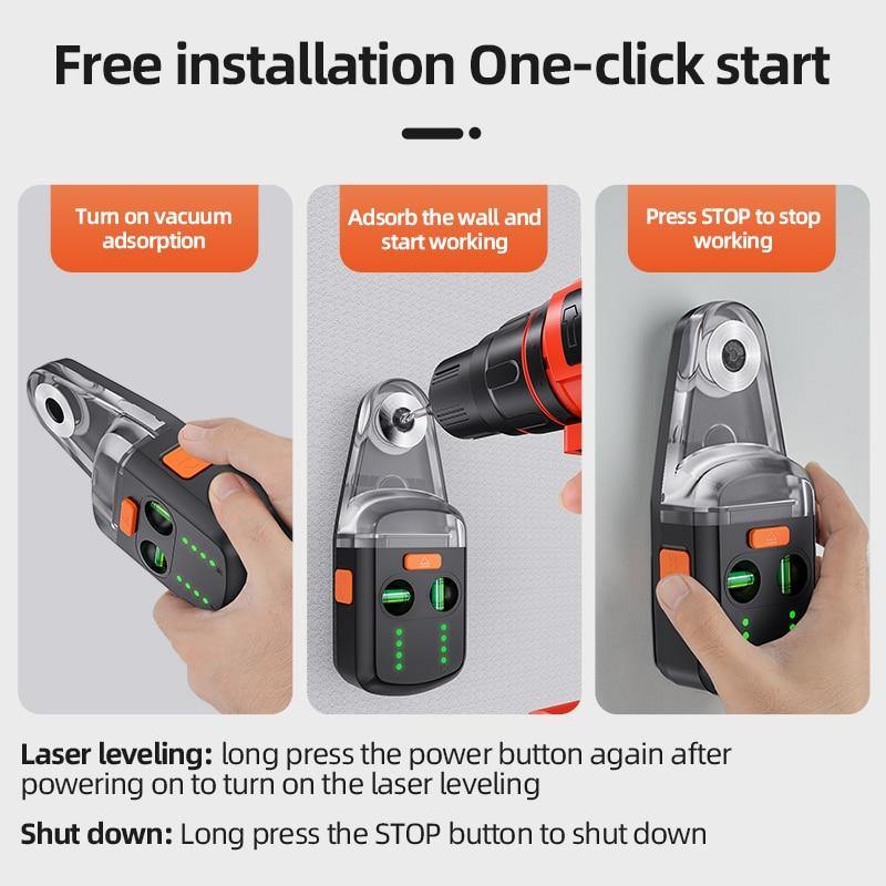 Drill-Free Cordless Drill Dust Collector Tool - Image 1
