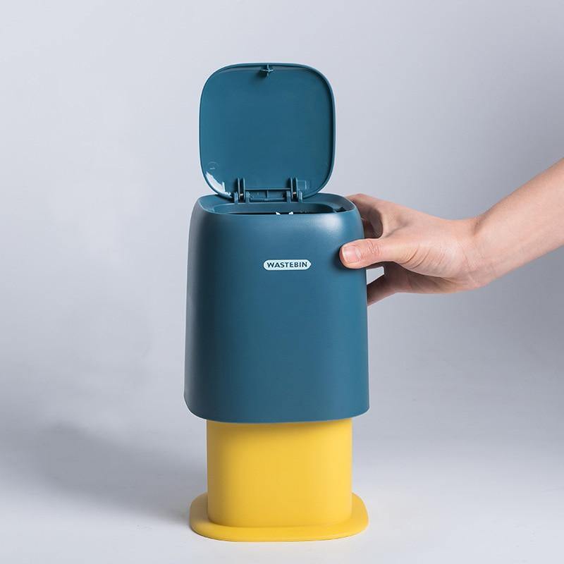 Mini Desktop Portable Trash Can - Image 11
