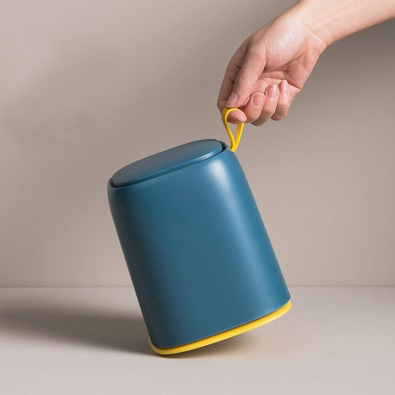 Mini Desktop Portable Trash Can - Image 4