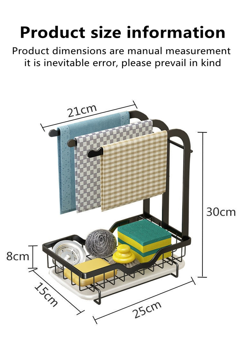 Countertop Dish Drying Rack with Drainer - Image 6