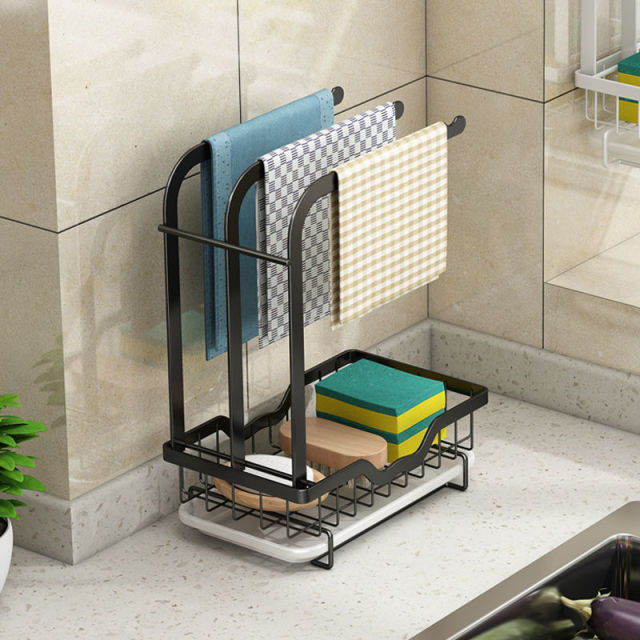 Countertop Dish Drying Rack with Drainer - Image 2