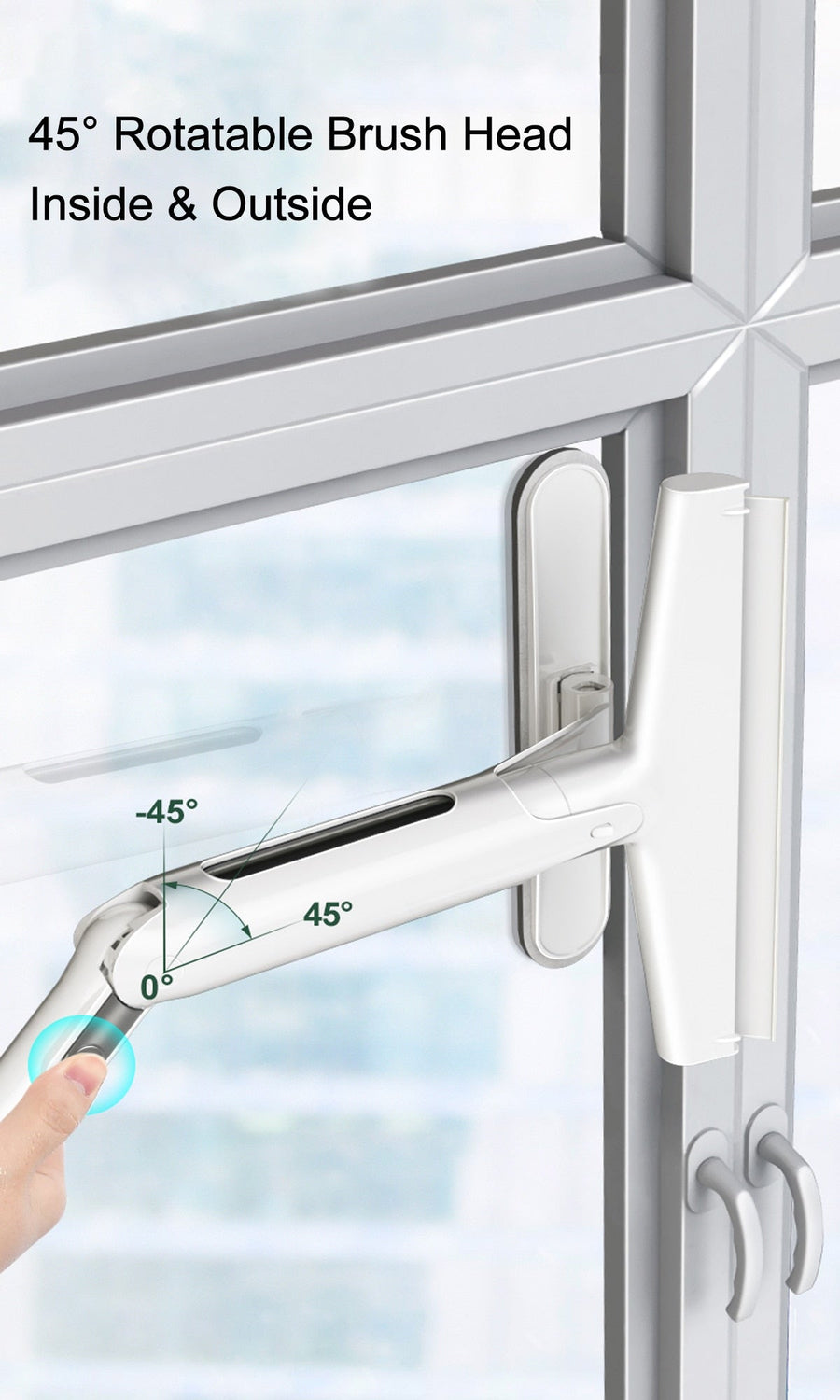 Multifunctional Adjustable Window Cleaning Wiper Brush - Image 11