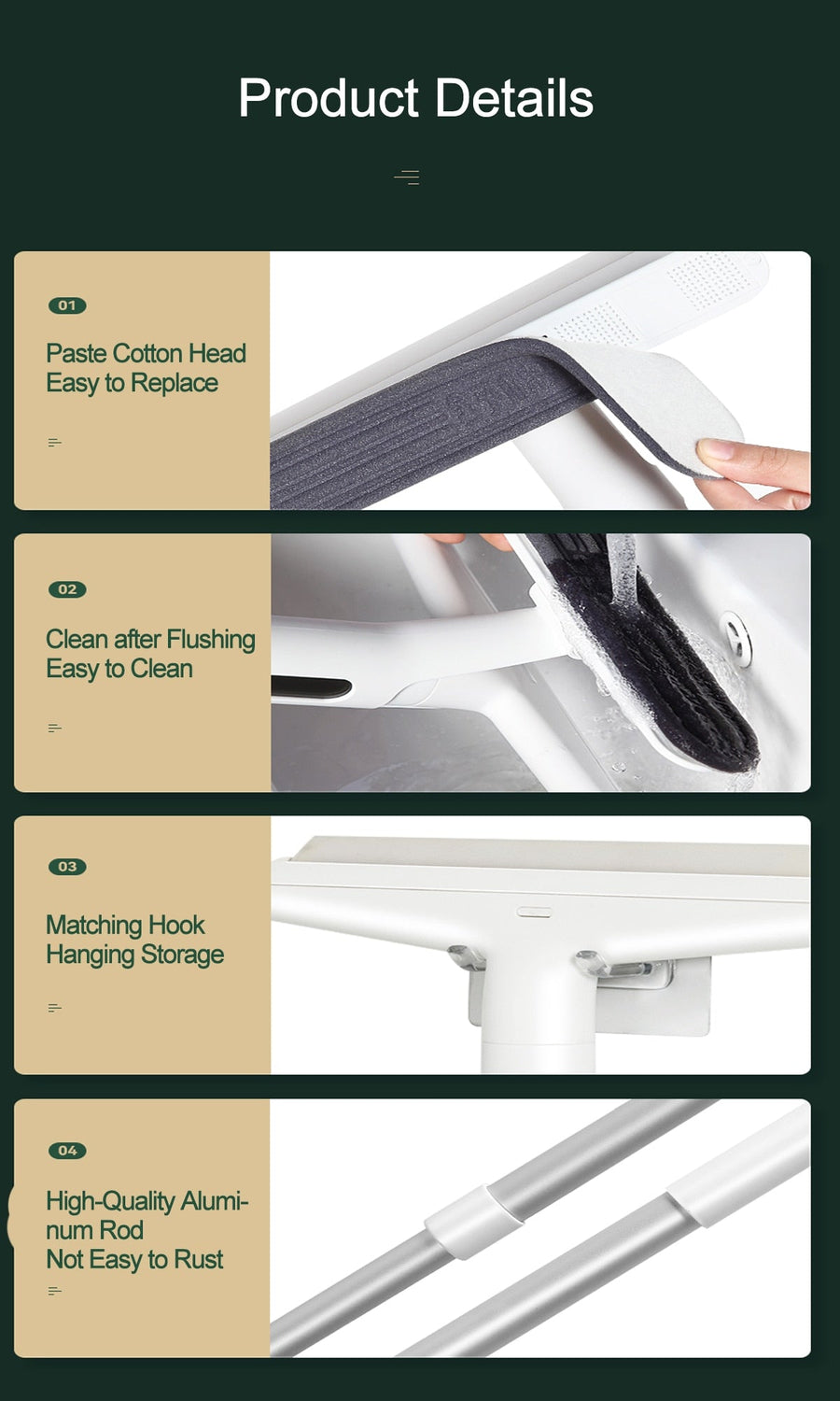 Multifunctional Adjustable Window Cleaning Wiper Brush - Image 5