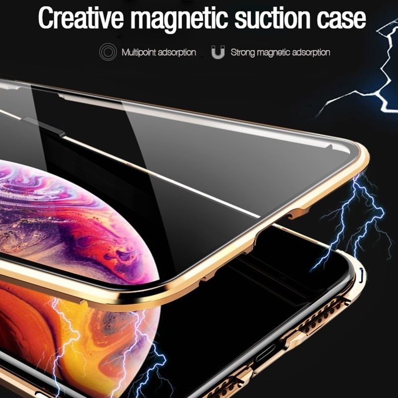 Magnetic Protective Anti-Spy iPhone Case - Image 2