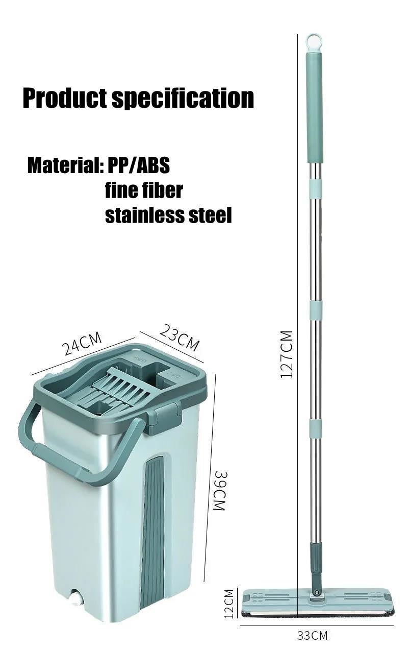 Self-Wring Magic Flat Squeeze Mop - Image 7