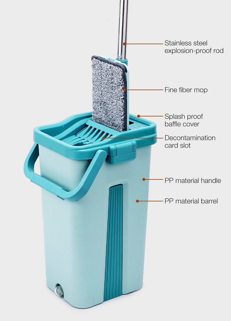 Self-Wring Magic Flat Squeeze Mop - Image 4
