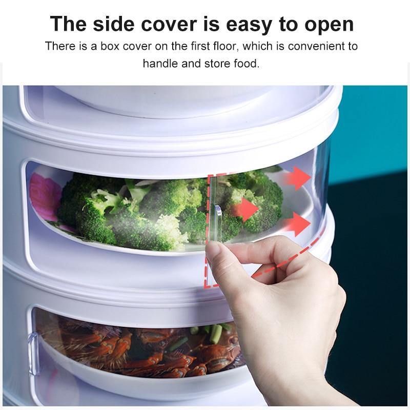 Multilayer Transparent Kitchen Food Storage Box - Image 5