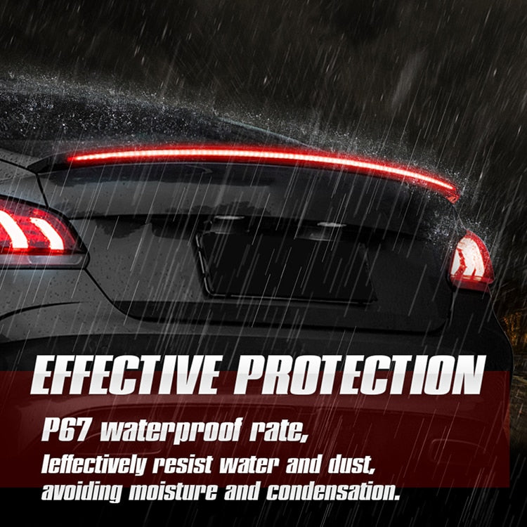 Universal Carbon Fiber LED Car Tail Light - Image 3