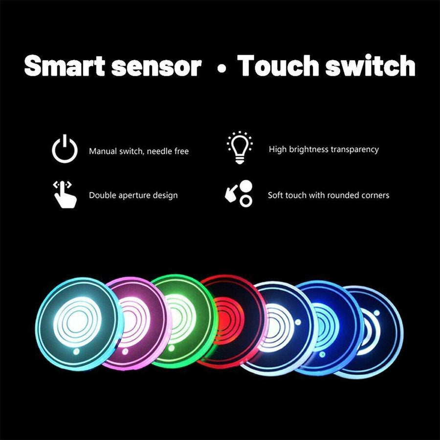 Car LED Cup Holder Coaster - Image 6