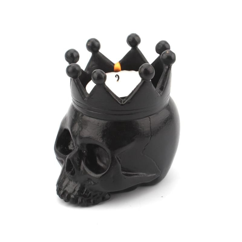 Mini Skull Head Candle Holder Mold - Image 4